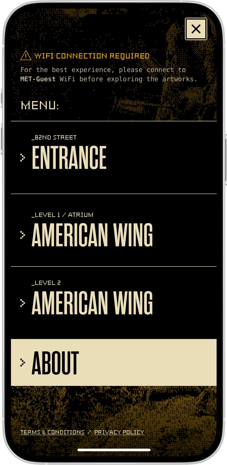 ENCODED - app screenshot map view