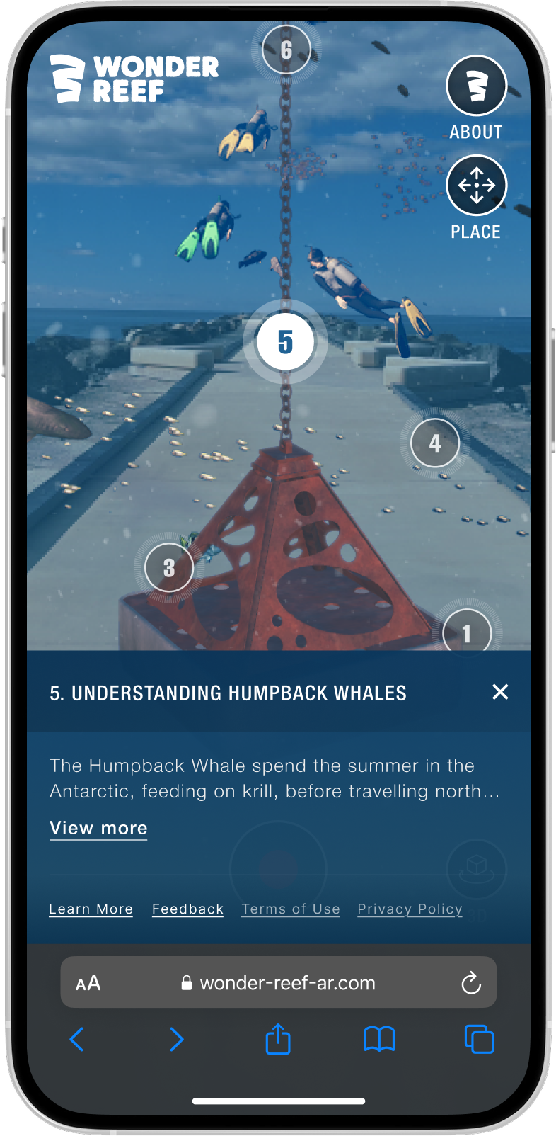 Wonder Reef - app reef overview