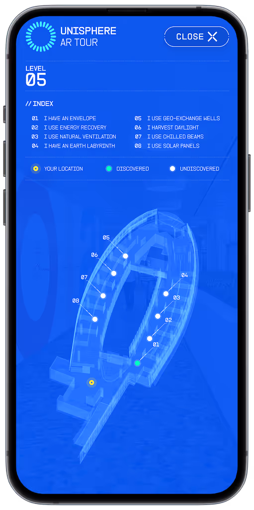 Unisphere - app floor map navigation